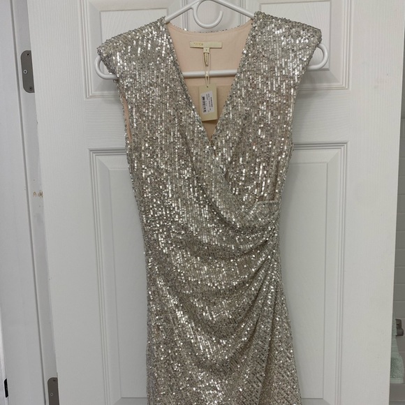 Sequin Maje dress, NWT, size 1 - Picture 3 of 6